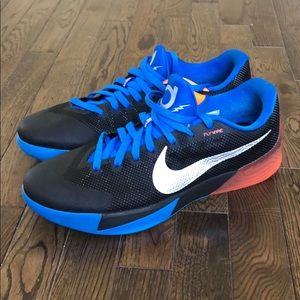Mens KD Trey 5 V Basketball Shoes Nike Blue/Orange